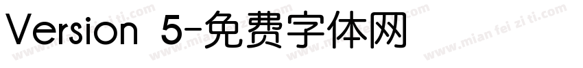 Version 5字体转换